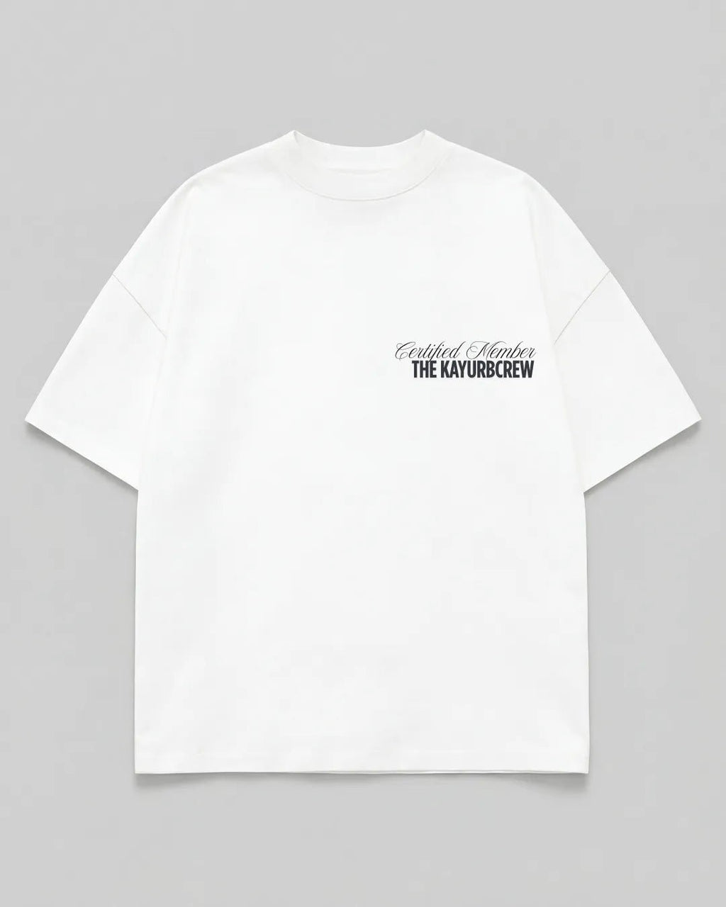 The Signature Drop Shoulder Tee XX1 | Fate - the KayurbCrew