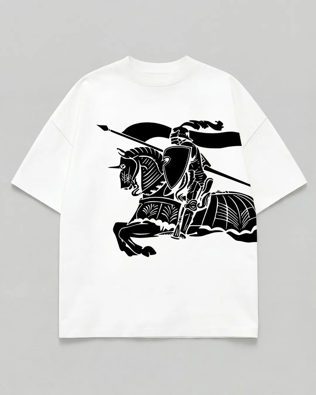 The Signature Drop Shoulder Tee | Jousting - the KayurbCrew