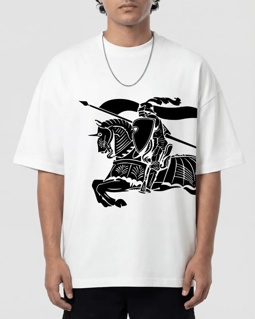The Signature Drop Shoulder Tee | Jousting - the KayurbCrew